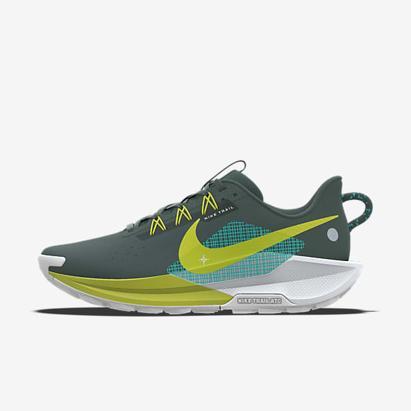 Nike green sports shoes online